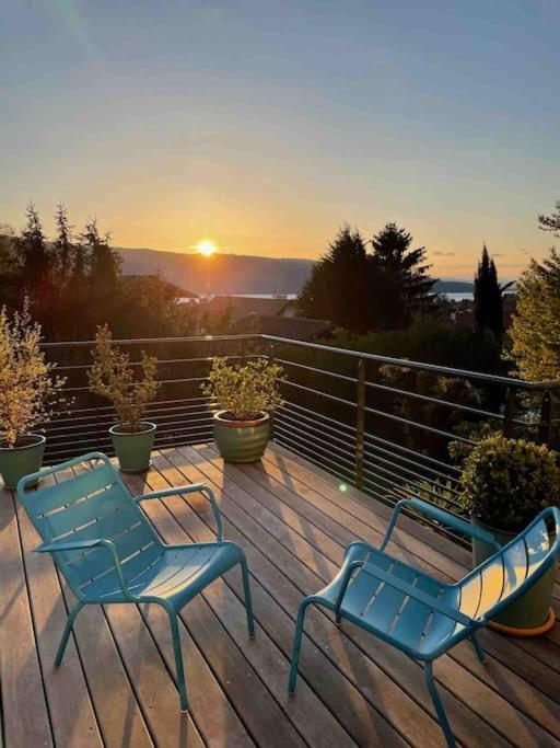Maison De Vacances 220M2 Vue Lac Et Chateau Menthon-Saint-Bernard Exterior foto